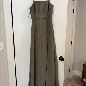 Birdy Grey Strapless Olive Dress